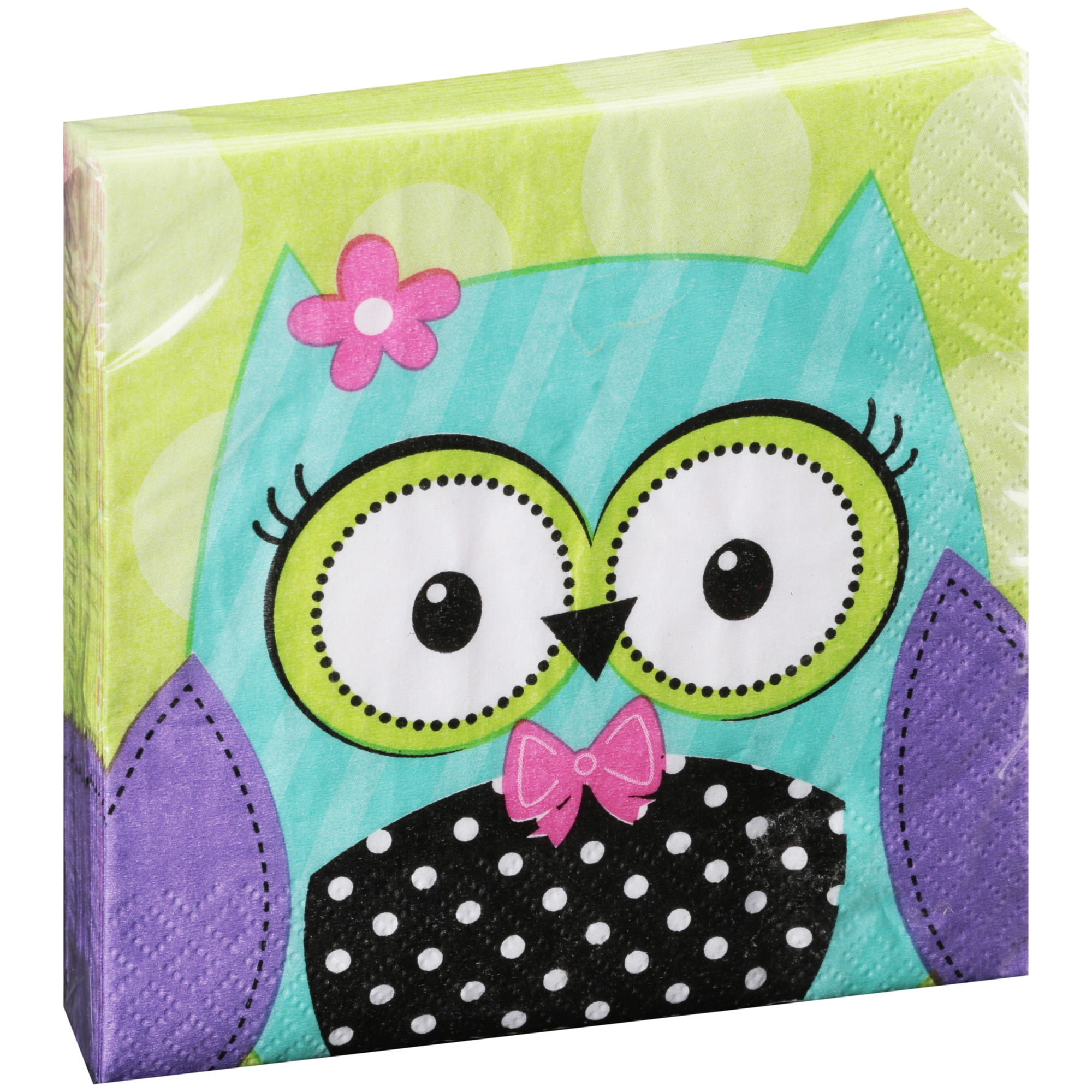 Owl Beverage Napkins 20 ct