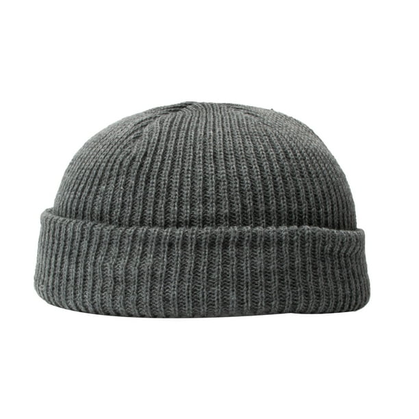 Sonducket Gorro de lana a la moda para mantener el calor durante mucho tiempo, gorro polar de invierno, transpirable, duradero para deportes al aire libre, Sombreros Gris oscuro