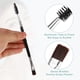 thumbnail image 5 of Juego de brochas de maquillaje de doble punta, 2 uds., brocha para cejas, brocha para cejas roscada, brocha para difuminar con mango de madera, herramienta para brocha de maquillaje, 5 of 7