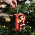 thumbnail image 3 of 26 Letters Christmas Tree Decoration Pendant Christmas Tree Ornaments Personalized DIY Christmas Ornaments Christmas Decoration Xmas Tree Hanging Decor, 3 of 6