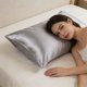 thumbnail image 1 of Funda de almohada de terciopelo para el cabello y la piel | Funda de almohada con cierre tipo sobre | Tejido suave y liso que reduce el encrespamiento y las arrugas, 1 of 6