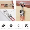 thumbnail image 5 of Heavy Duty Clasps for Boxes, 100kg Capacity, Adjustable Lever Catch for Secure Closure on Cases, Chests, Cabinets Metal Toggle Latches, 6-Pack, 5 of 5