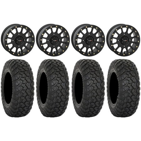 System 3 SB-5 Black 15 Wheels 32 RT320 Tires Kawasaki Mule Pro FXT System 3 SB-5 Black 15 Wheels 32 RT320 Tires Kawasaki Mule Pro FXT