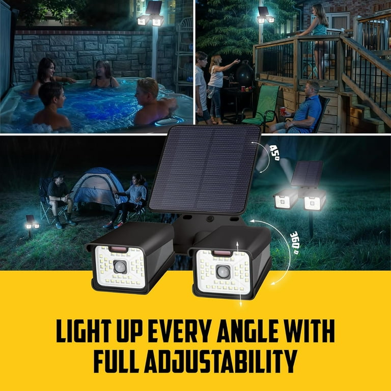 Bell + Howell Security Light Duo Solar Spot Lights Outdoor IP65