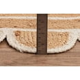 thumbnail image 3 of Natural Jute Scalloped Rug, Natural Jute Rug, Bohemian Scallop Rug, Boho Decor Rug, Area Rug, Handwoven Jute Rug, Custom Rug, Decorative Rug, 3 of 4
