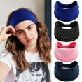 thumbnail image 4 of High Elastic Sports Hairband Headband Breathable Moisture Wicking Wide For Pilates Exercise Fitness, 4 of 6