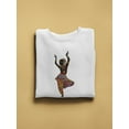thumbnail image 2 of Indian Dancer Posing Paint Sweatshirt Women -Image by Shutterstock, Female Large, 2 of 4