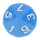 thumbnail image 5 of 10 dados poliédricos para juegos de rol, fiestas, juegos de azar, regalo para amantes de los juegos de azar. Azul, 5 of 8