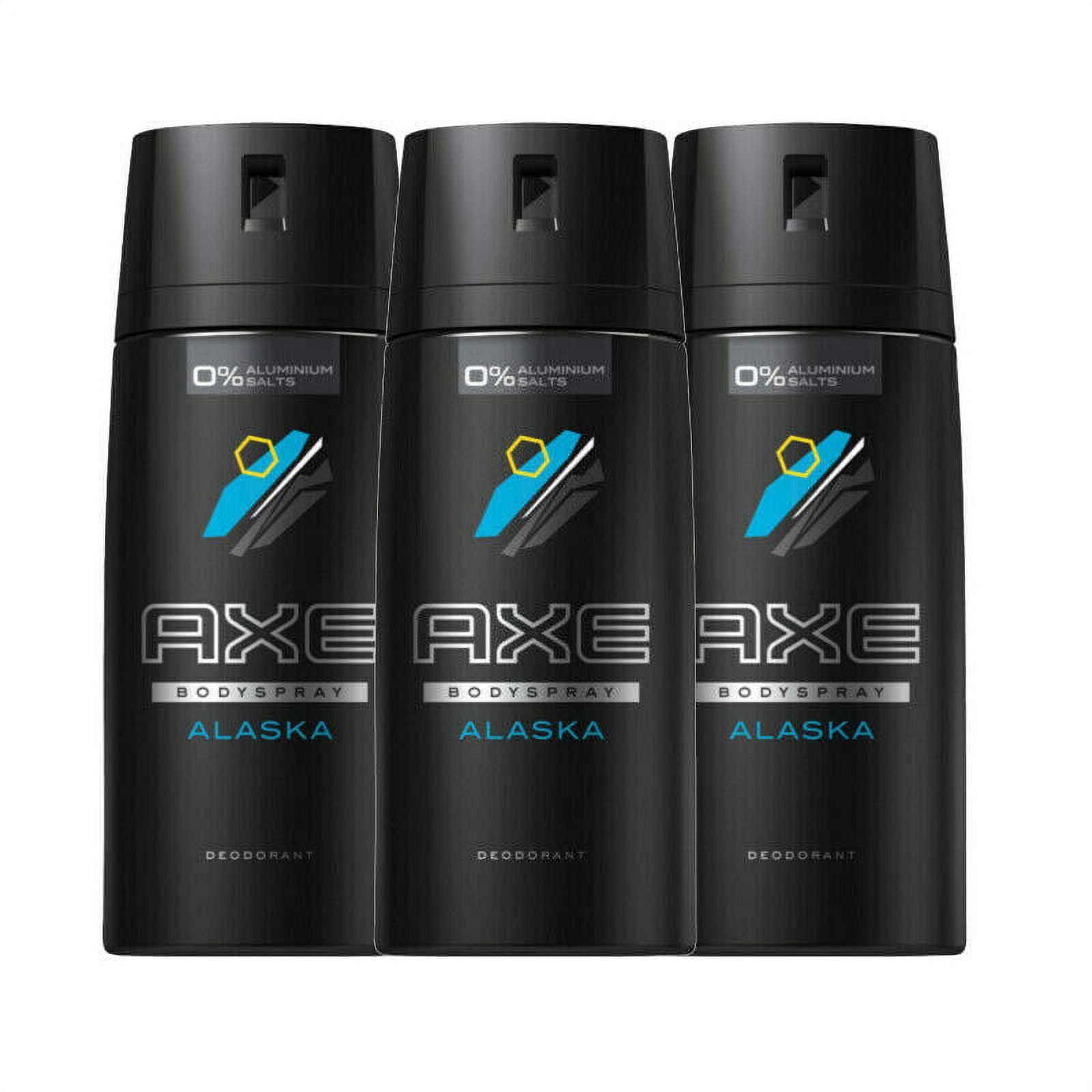 3 Pack Axe Alaska Mens Deodorant Body Spray, 150ml (5.07 oz)