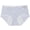 Light Blue, variant on Gyujnb Women Mid Rise Leak Secure Period Briefs, Decorative Waist Trim Detail Soft Fiber Blend Underwear,XXXXL
