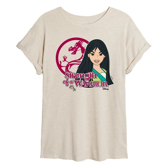 Disney Princess - Strength Of A Warrior - Women's Oversized T-Shirt