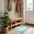 thumbnail image 5 of Summer Starfish Coral Indoor Door Mat 16x24 Inch Watercolor Seaweed Ocean Aqua Front Door Mat Non Slip Washable Entryway Rug Low Profile Dirt Trapper Doormat for Bathroom Kitchen Bedroom, 5 of 9