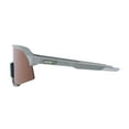 thumbnail image 6 of 100% S3 Sunglasses - Soft Tact Stone Grey; HiPER Crimson Silver Mirror, 6 of 6