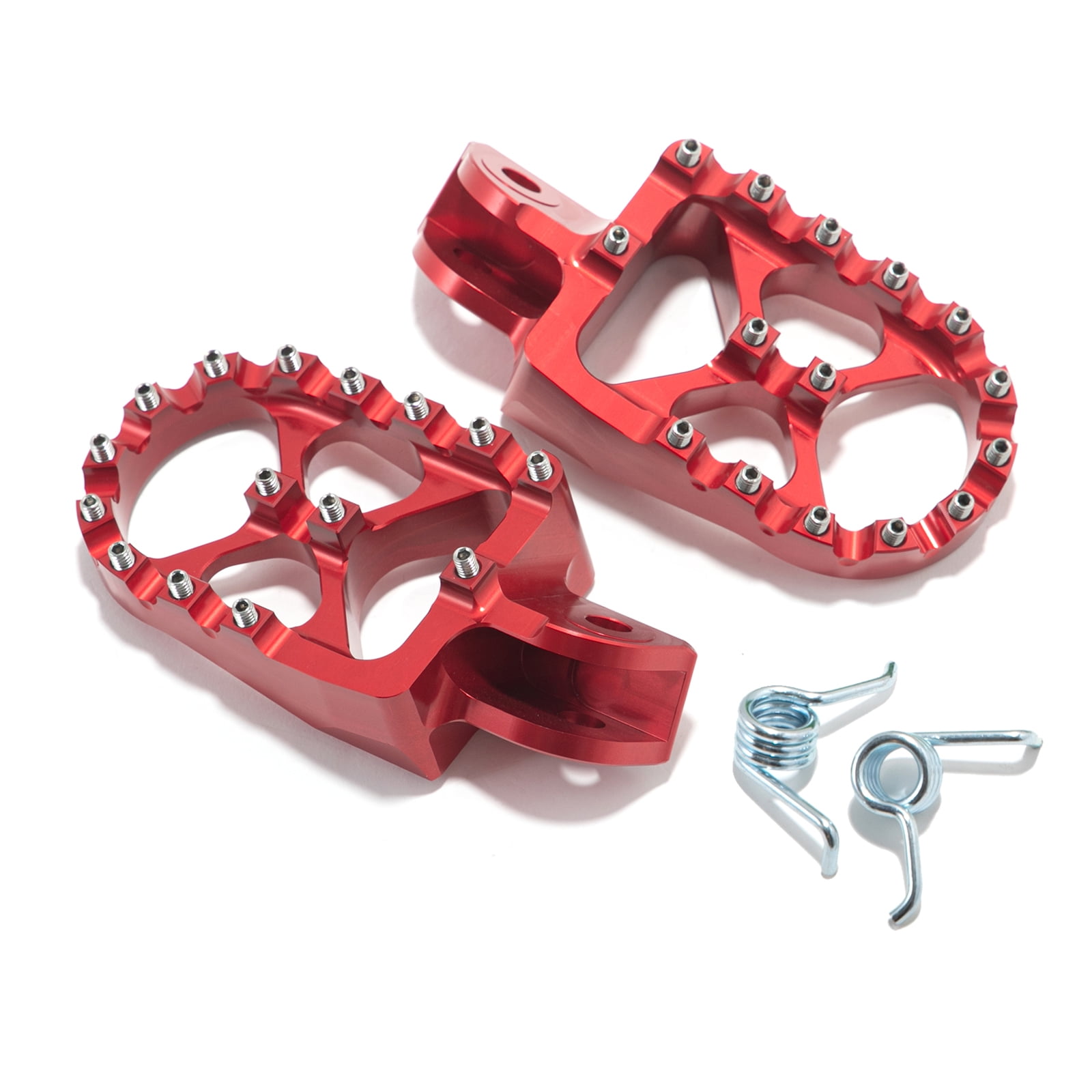 Red Foot Pegs Foot Rests For SUZUKI DL650 Vstrom 20042020/ DL1000 V