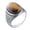 Brown, variant on Oval Gemstone Rings for Men 20MM Hammered Dot Textured Stainless Steel Vintage Punk Gothic Statement Personalized Gift Jewelry Silver Plated Blue 8