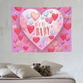 thumbnail image 4 of JEUXUS Happy Valentine's Day Backdrop Banner, Conversation Hearts Valentines Day Background Banner, Large Size Valentines Love Heart Photography Background for Romantic Valentine's Day Party, 4 of 7
