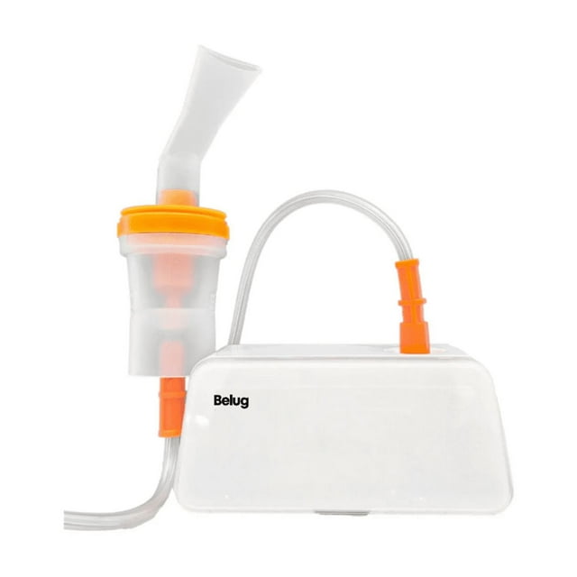 Nebulizador De Pistón Con Accesorios Belug Blanco
