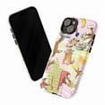 thumbnail image 3 of Curious Monkey Baking & Breakfast Phone Case – Cute Cooking, Kitchen & Food Design with Playful Monkey and Cat – Fits iPhone 11 12 13 14 15 16 Pro Max Mini Plus, 3 of 6