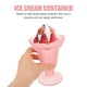 thumbnail image 5 of Vintage vendimia vidrio taza coloreado postre copa de leche taza de helado taza, 5 of 6