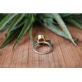 thumbnail image 4 of Natural Orange Amber Gemstone Ring, 925 Sterling Silver Ring, Charm Ring, Pure Silver Ring, Oval Cut Amber Ring, Healing Crystal Silver Ring, 4 of 4