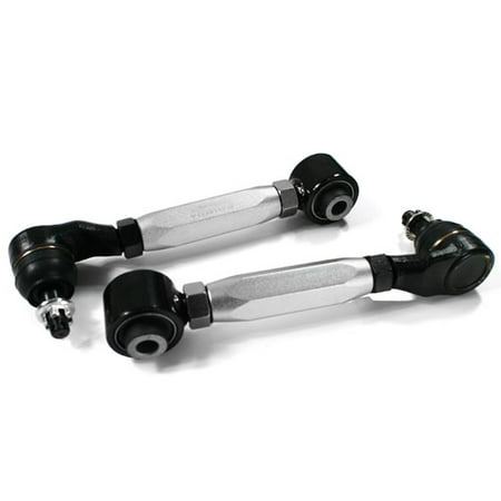 Adjustable Rear Camber Arm WICKED TUNING 03-07 HONDA ACCORD, 04-08 ACURA TSX SPEC-3 REAR CAMBER ARMS - SILVER ()