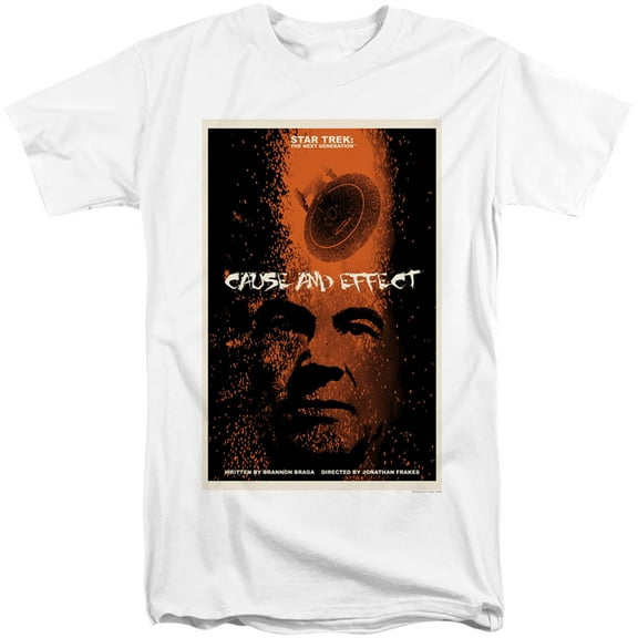 Star Trek Tng Season 5 Episode 18 Adult Tall T-Shirt 18/1 T-Shirt White