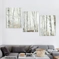 thumbnail image 4 of Shadudu Large White Birch Trees Picture Wall Art Landscape Forest Wall Painting for Living Room Bedroom Office Home Decor 12x16x3pcs, 4 of 6