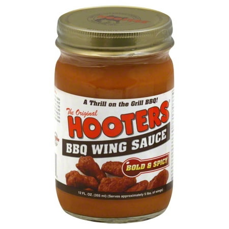 The Original Hooters® Bold & Spicy BBQ Wing Sauce 12 fl. oz.