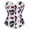White, variant on Corset Steampunk Women Role Playing Bustier Top Blue S