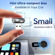 CarlinKit Mini Ultra3, Wireless CarPlay Adapter, Wired to Wireless Car Android Auto Adapter, Dual-Band WiFi, Fast Connect, for Wired CarPlay&Android Auto Cars