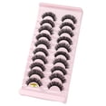 thumbnail image 1 of Eyelashes Lashes Natural Look Faux Mink Eyelashes 10 Pairs Pack Individual Lashes Handmade Light Volume Eyelash Extensions Look False Lashes, 1 of 9