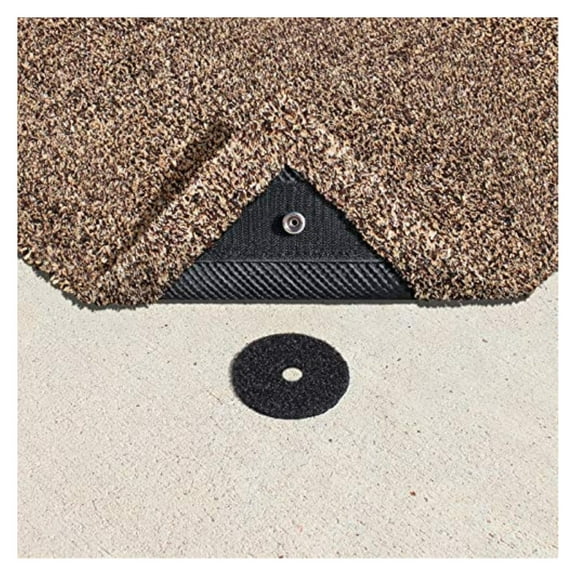 KioJJp Brown Tan 8 Ft. X 12 Ft 2-1201 Surface Mate Patio Rug-8' x 12'