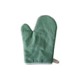 thumbnail image 2 of Striped Heat Resistant Gloves, Oven Mitts for Kitchen, Protective Insulation for Hot Cookware, Comfortable & Stylish Striped Design, Green/Blue/Brown, Microwave Safe, 2 of 6