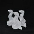 thumbnail image 1 of CUITING Statue de Serpent Reiki Miniature Sculptée en Cristal de Quartz Naturel - Quartz Rose, 1 of 6