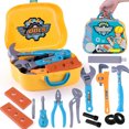 thumbnail image 1 of 14PCS Kids Tool Set Realistic Construction Tool Toy Kids Fixing Tool Kit, 1 of 10