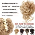 thumbnail image 3 of Claw Clip Messy Bun Hair Piece Wavy Curly Hair Chignon Tousled Updo Synthetic Hair Extensions, 3 of 7