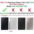 thumbnail image 2 of Funda para Samsung Galaxy Tab A 8.0 2019, SM-T290/T295, Funda Galaxy Tab A 8.0 2019, Funda protectora ligera a prueba de golpes con soporte para niños para Galaxy Tab A 8.0 pulgadas 2019 sin S Pen, 2 of 8
