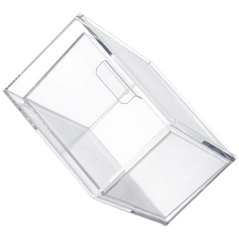 6 Pcs Stackable Clear Drawer Organizer Set, 9x3x2 Rectangle Trays, Narrow  Makeu