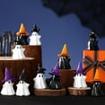 thumbnail image 3 of Halloween Mini Resin Ghost Figurines with Hat, Tiny Resin Miniature Ghost Figurines Bulk Small Garden Toys to Hide for DIY Garden Landscape Dollhouse Decor Party Favors Bag Fillers, 1 Set/6 Pcs, 3 of 7