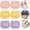 6 Pairs (Pink-purple-yellow), variant on 6 Pairs Toe Topper Socks Women Invisible Socks Toe Cover Liner Half Socks Seamless Non-Slip Toe Half Socks