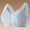 Gray, variant on Women's Wireless Bras Plus Size Thin Soft Classic Casual Build Designed for Daily