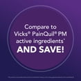 thumbnail image 3 of Equate Pain Relief PM Liquid Acetaminophen, Midnight Cherry Flavor, Nighttime Pain Reliever + Sleep Aid, 12 OZ, 3 of 9