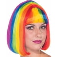 thumbnail image 2 of Forum Novelties Rainbow Chic Bob Costume Wig Adult One Size Unisex, 2 of 2