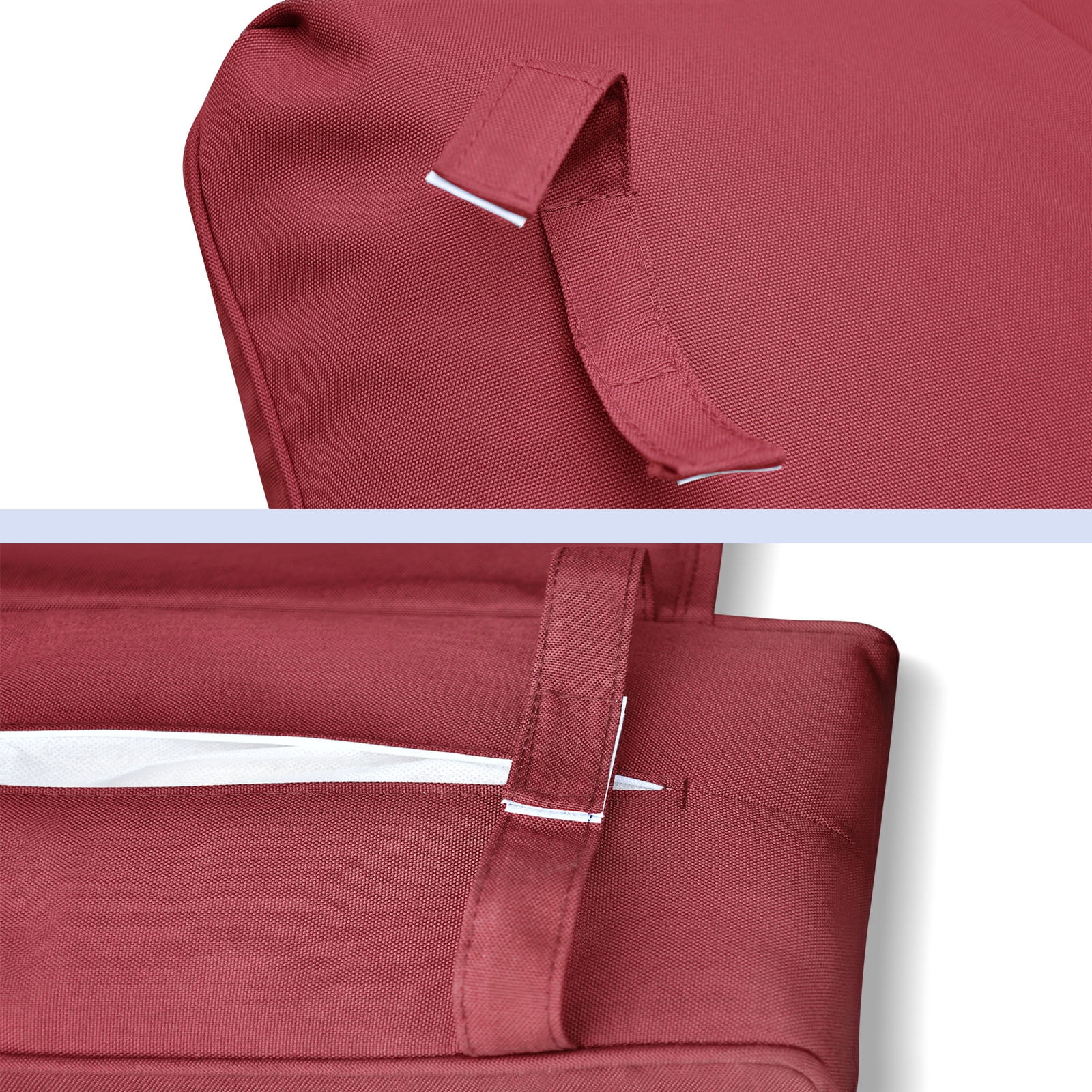 ATR ART to REAL Outdoor Replacement Cushion for Recliner, 5.5”Thick, Removable Washable Cover, Water Resistant, Red