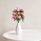 thumbnail image 4 of Arreglo floral artificial de 18 rosas con colores brillantes, textura realista y uso decorativo para hogar, oficina o regalo., 4 of 4