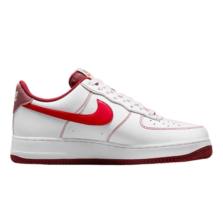 Nike Air Force 1 Low White University Red 488298-139 Men’s Size 10.5 w/ Box Nike Air Force 1 Low White University Red | Mercari main image 4