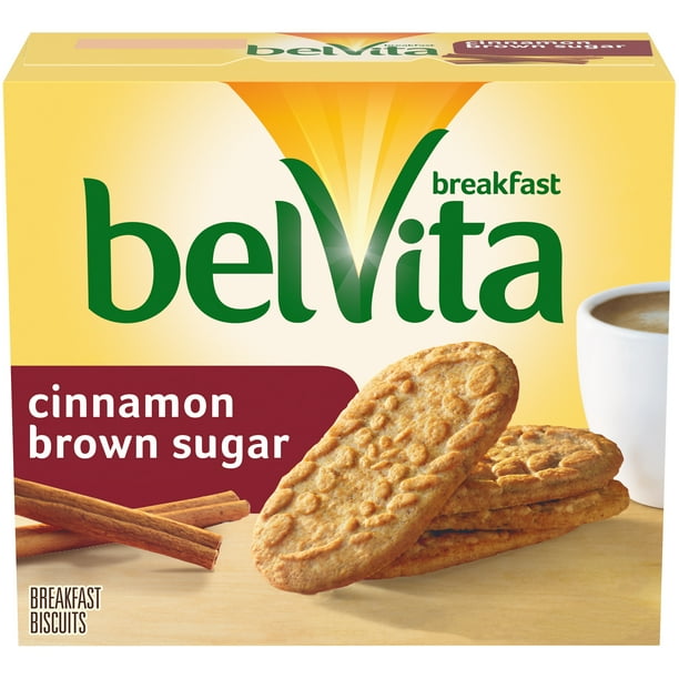Belvita Cinnamon Brown Sugar Breakfast Biscuits, 5 Packs (4 Biscuits