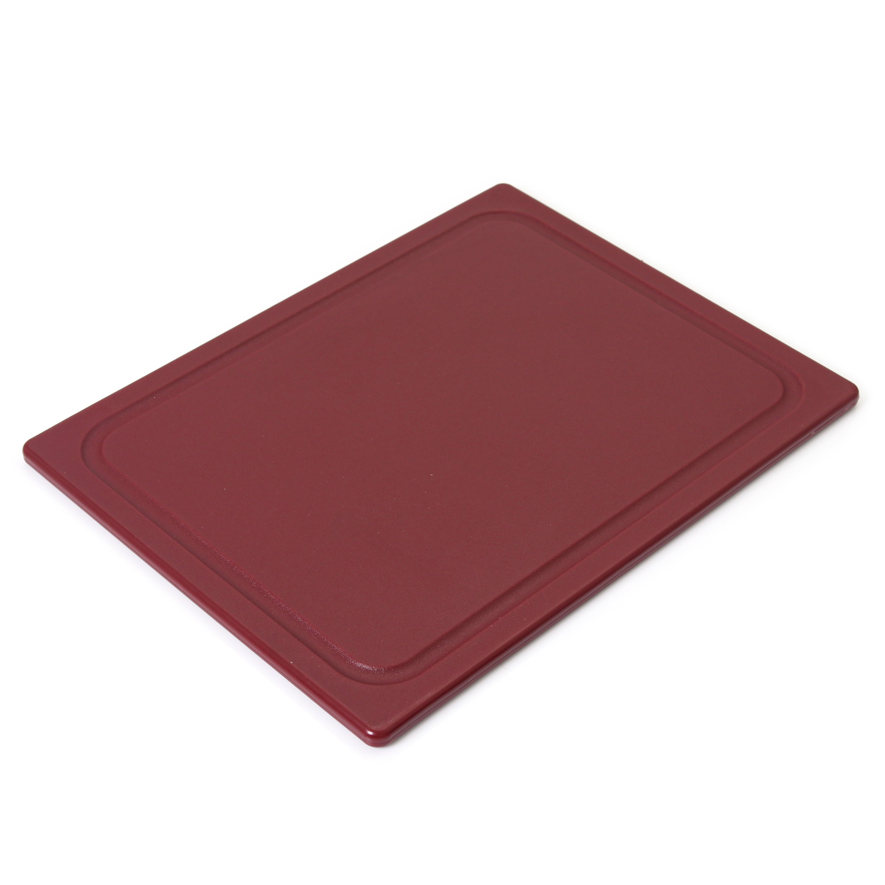 Dexas 10 x 13 Poly Cutting Board with Juice Well in Merlot