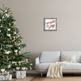 thumbnail image 3 of Stupell Industries Comfort & Joy Phrase Holiday Painting Gray Floater Framed Canvas Art Print Wall Art, 18 x 18, 3 of 10