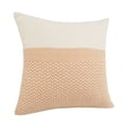 thumbnail image 5 of Laddha Home Designs Geometric Loomed Rectangular Cotton Throw Pillow Cover - 20" - Cream and Orange, 5 of 9